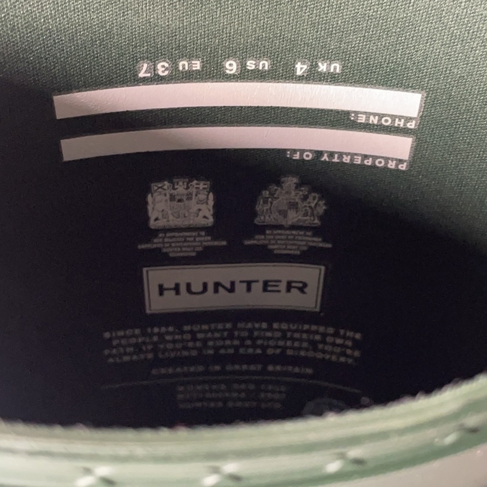 Hunter Tall Rain Boots - sz 37EU / US6 - Picture 5 of 7